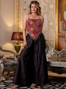 this image shows the how we also style traditional wear with modern touch